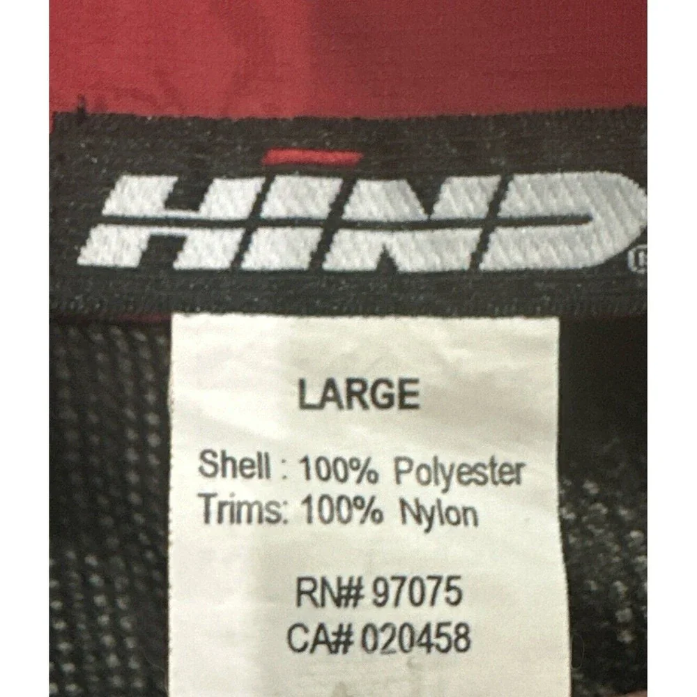 Hind Women’s Red/White Entrant CRS Running‎ Cycling Windbreaker Jacket Sz L EUC